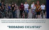 Participa en las rodadas ciclistas del CUNorte