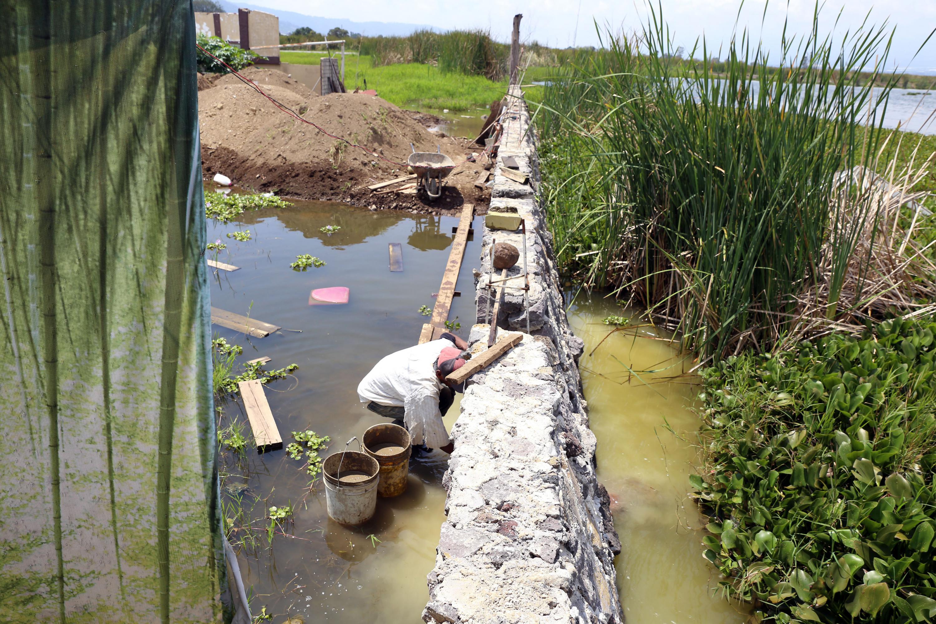 Cambio de suelo sumamente drástico que está impactando significativamente al lago, y la causa la tenemos fuera del polígono de protección del lago