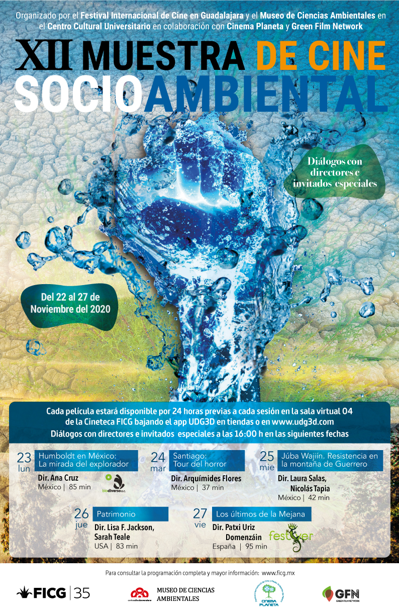 Cartel de la muestra de cine socioambiental del FICG