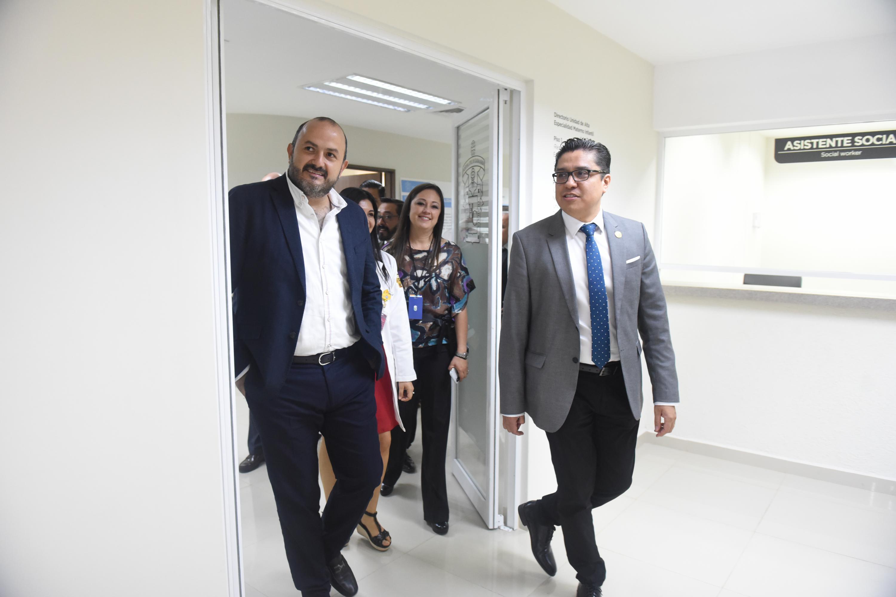 Realizan recorrido por la Unidad de Alta Especialidad Materno Infantil del Nuevo Hospital Civil de Guadalajara