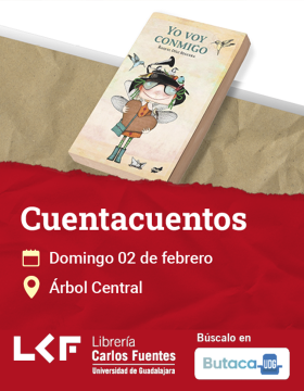 Cartel del cuentacuentos. Título: Yo voy contigo