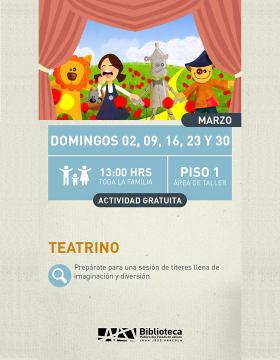 Cartel de Teatrino
