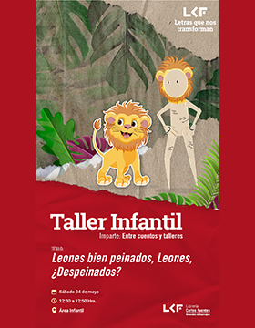 Carel del Taller infantil Título: Leones bien peinados, Leones, ¿Despeinados?
