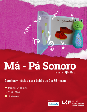 Cartel del Má – Pá Sonoro. Cuentos y música para bebés de 2 a 36 meses