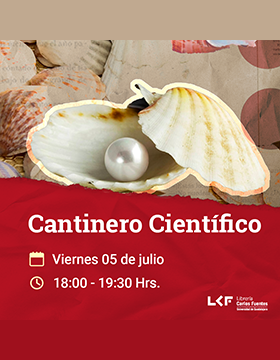 Cartel del Cantinero científico. Título: ¿Por qué las conchas no son adornos? Mitos y realidades