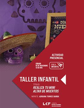 Taller infantil: Realiza tu mini altar de muertos.