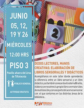 Dedos lectores, manos creativas: elaboración de libros sensoriales y didácticos
