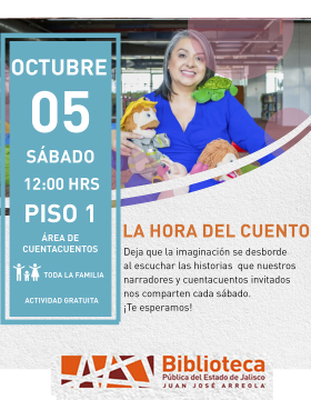 Cartel de La hora del cuento