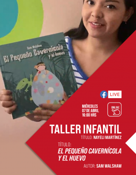 Taller infantil: El Pequeño Cavernícola y el huevo