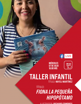 Taller infantil: Fiona la pequeña hipopótamo