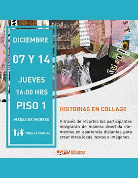 Cartel de Historias en collage