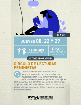 Cartel del Círculo de lecturas feministas