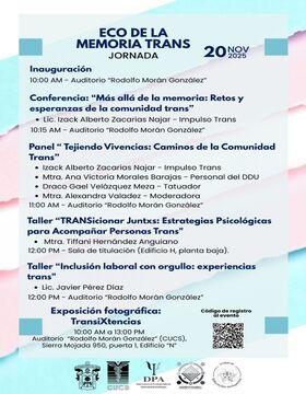 Cartel de la Jornada: Eco de la memoria trans
