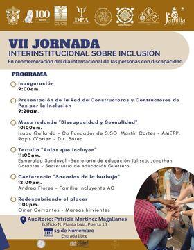 Cartel de la VII Jornada Interinstitucional sobre Inclusión