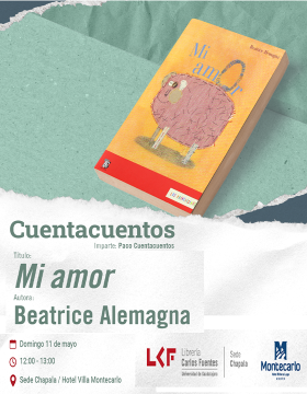 Cartel del Cuentacuentos. Título Mi amor