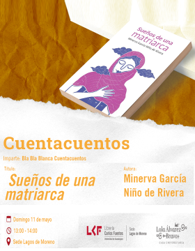 Cartel del Cuentacuentos.  Título: Sueños de una matriarca