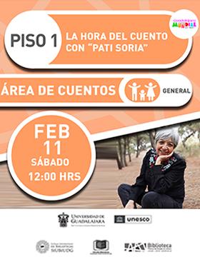 La hora del cuento con “Pati Soria”.