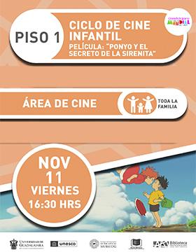 Ciclo de cine infantil.  Película: Ponyo y el secreto de la sirenita