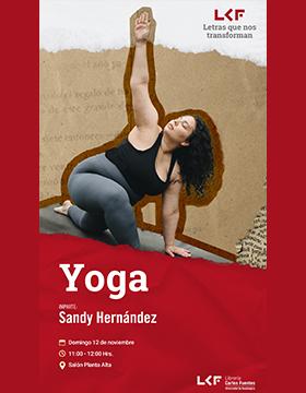 Cartel de Yoga.