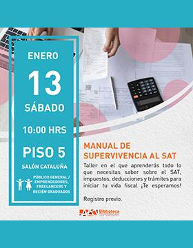 Cartel del Manual de supervivencia al SAT