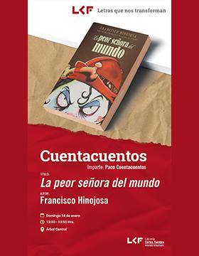Cartel del Cuentacuentos. Título: La peor señora del mundo