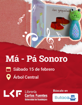 Cartel del Má – Pá Sonoro. Cuentos y música para bebés de 2 a 24 meses