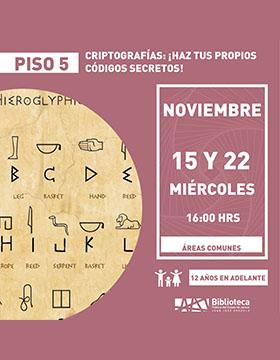 Cartel de las Criptografías: ¡Haz tus propios códigos secretos!