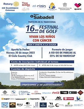 16vo. Festival de Golf "Vivan los Niños con Cáncer"