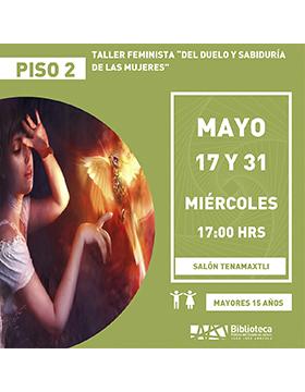 Grafico del Taller feminista “Del duelo y sabiduría de las mujeres” con el colectivo Abuelas Brujas y Sabias