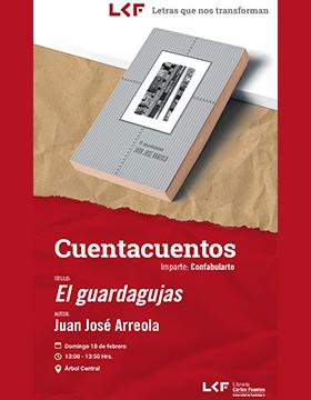 Cartel del Cuentacuentos. Título: El guardagujas