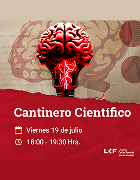 Cartel del Cantinero científico. Título: ¿Por qué el cerebro se enferma de epilepsia?