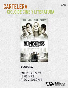 Ciclo de cine y literatura: Ceguera