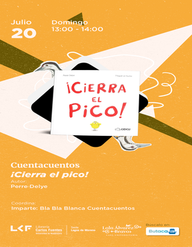 Cuentacuentos: ¡Cierra el pico!