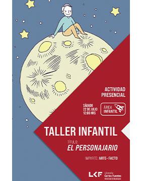 Cartel del Taller infantil. Título: El personajario