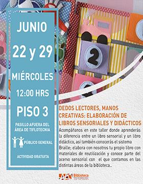 Dedos lectores, manos creativas: Elaboración de libros sensoriales y didácticos
