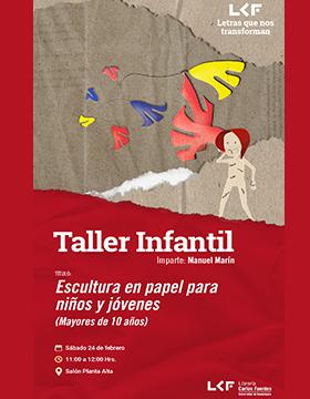 Cartel del Taller infantil. Título: " Enjambria "