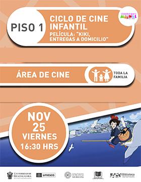 Ciclo de cine infantil.  Película: Kiki, entregas a domicilio