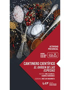 Grafico del Cantinero científico. Título: El orígen de las especias