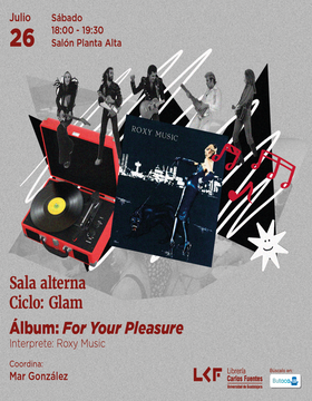 Cartel de la Sala alterna. Ciclo: Glam