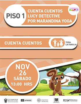Cuenta cuentos. Lucy Detective por Marandina Yoga