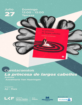 Cartel del Cuentacuentos: La princesa de largos cabellos