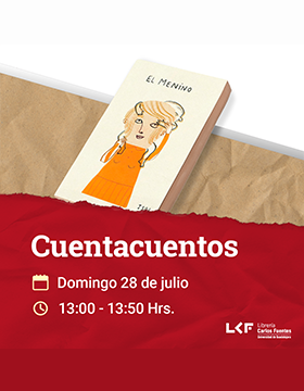 Cartel del Cuentacuentos. Título: El Menino