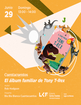 Cartel del El álbum familiar de Tony T-Rex