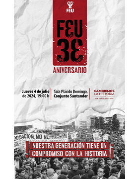 Cartel del 33 aniversario FEU