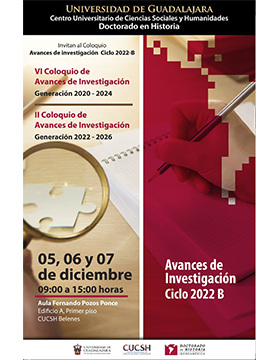 Coloquio: Avances de investigación, ciclo 2022-B, CUCSH