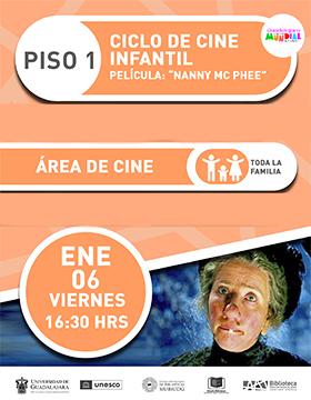 Ciclo de cine infantil.  Película: “Nanny Mac Phee”.