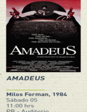 Ciclo de cine y literatura: Amadeus