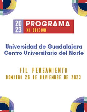 Cartel del FIL Pensamiento y Diálogos sobre Interculturalidad CUNorte 2023
