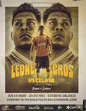 Cartel de los Leones Negros vs Celaya