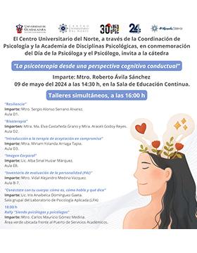 Cartel de la Cátedra: La psicoterapia desde una perspectiva cognitivo conductual